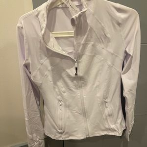 Lululemon white define zip up